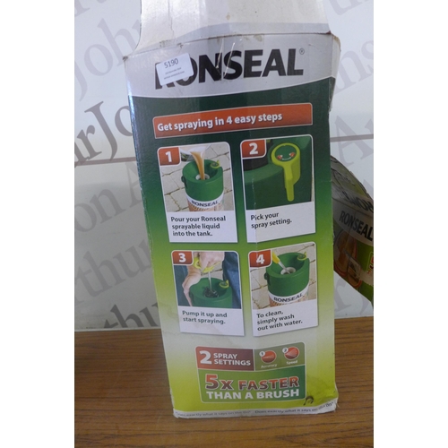 5190 - 2 Ronseal hand pump fence sprayers