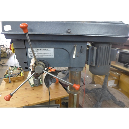 5223 - A Clarke metal worker 240V floor standing pillar drill