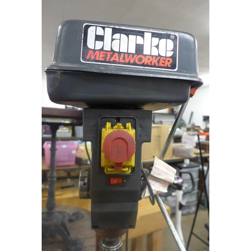 5223 - A Clarke metal worker 240V floor standing pillar drill