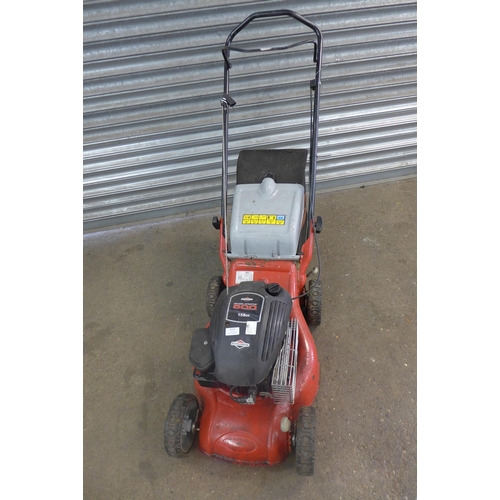 5237 - An Ibea petrol lawnmower with a Briggs and Stratton 500 series 158cc petrol engine and collection bo... 