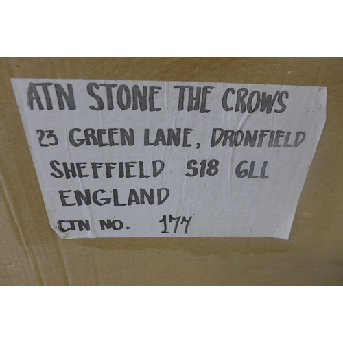 5300 - A box of approximately 60 Stone the Crows decorative hanging birds