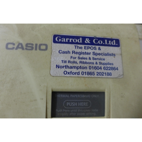 5316 - A casio SE-s300 electronic point of sale till with key