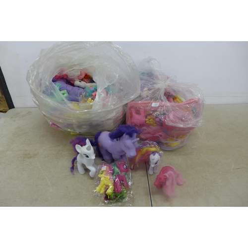 5328 - Two large bags of My Little Pony figures and toys