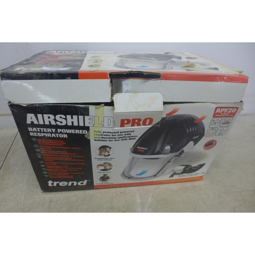 5354 - An Airshield Pro battery powered respirator and a backpack power sprayer