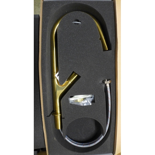 4006 - Azura gold mixer tap   *This lot is subject to Vat