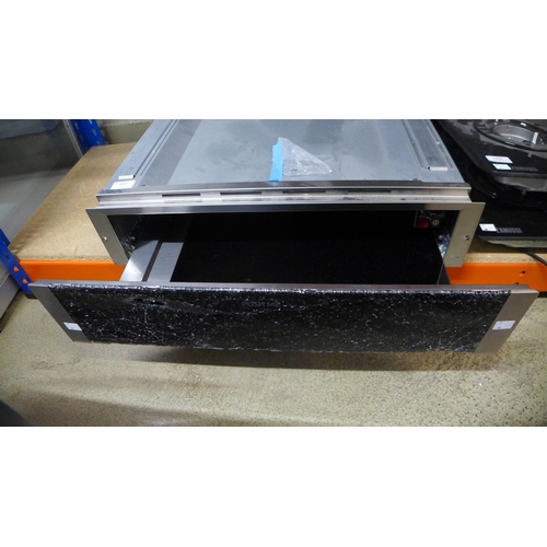 4007 - CDA Warming Drawer - Stainless Steel (Damaged) original RRP £330 + Vat  *This lot is subject to Vat