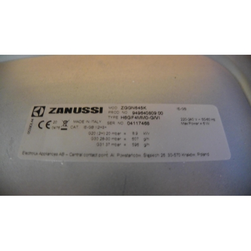 4008 - 2 x Zanussi Gas On Glass 4 Burner Hob. (missing burners) original RRP £307.5 + Vat  *This lot is sub... 