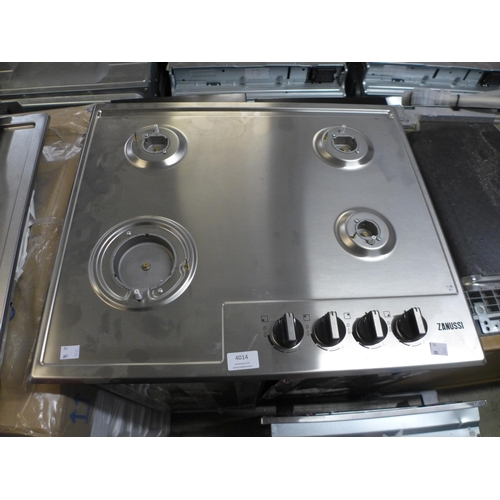 4014 - 2 x Zanussi Easy Cook Gas Hobs and CDA Gas 4 burner Hob  ,(Hob caps and burners missing)  *This lot ... 