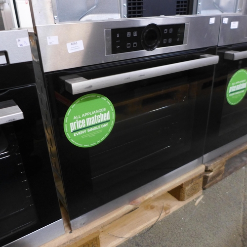 4063 - Bosch Series 8 Multifunction Oven ,original RRP £732.5 + Vat (Transit damage) *This lot is subject t... 