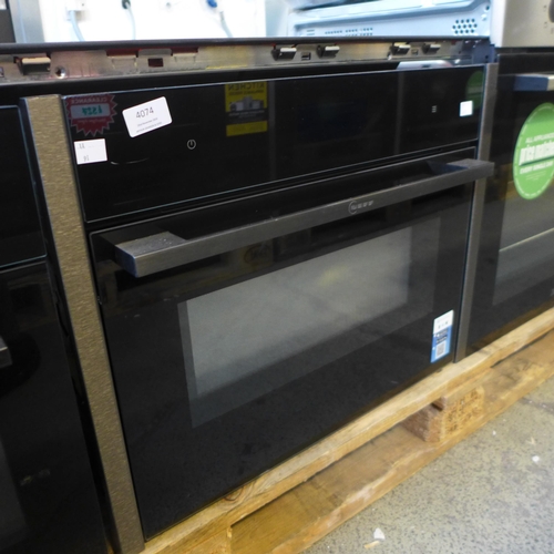 4074 - Neff N90 Compact Microwave Oven with Home Connect ,original RRP £1229.17 + Vat  *This lot is subject... 