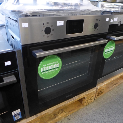 4077 - Zanussi Single Multifunction Oven ,original RRP £265.83 + Vat *This lot is subject to Vat