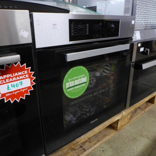 4087 - Miele single oven, original RRP £700 + Vat  *This lot is subject to Vat