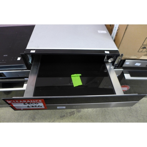 4218 - AEG Stainless Steel And Black Warming Drawer ,original RRP £457.50 + Vat *This lot is subject to Vat