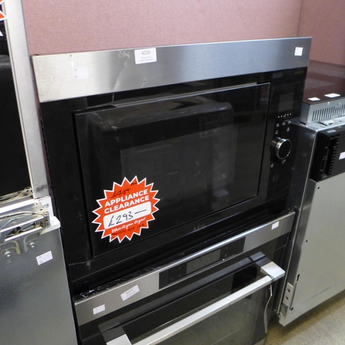 4226 - AEG Compact Combi Microwave ,original RRP £732.5 + Vat (Cracked outer casing) *This lot is subject t... 