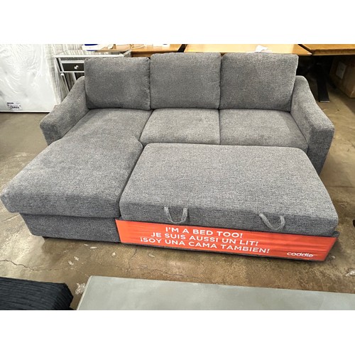 3127 - Coddle Aria Grey Pull Out Sofa Bed , Original RRP £958.33 + Vat (4217-4) *This lot is subject to Vat