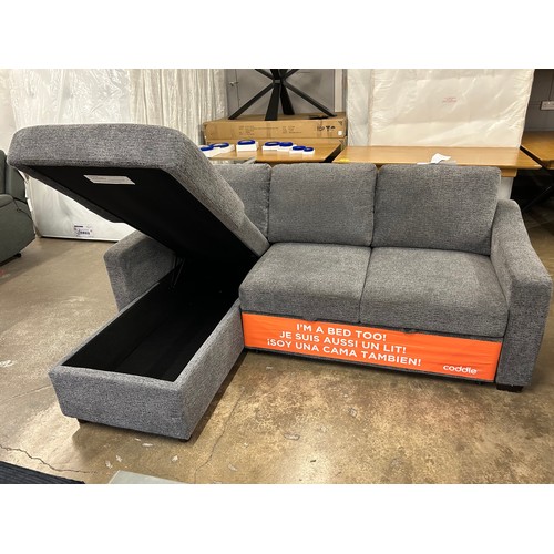 3127 - Coddle Aria Grey Pull Out Sofa Bed , Original RRP £958.33 + Vat (4217-4) *This lot is subject to Vat