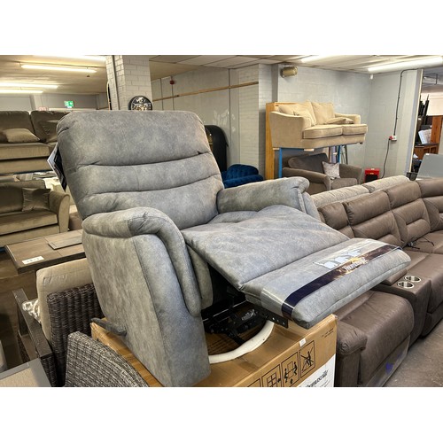 3162 - Felix Reclining Fabric Swivel Reclining Chair, Original RRP £316.66 + Vat (4217-7) *This lot is subj... 