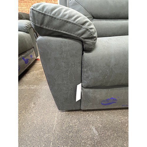 3169 - Justin Grey Sectional Electric Reclining Corner Sofa with cup/storage section, Original RRP £1541.66... 