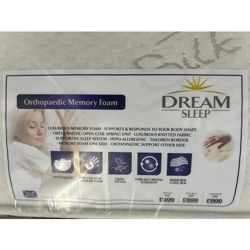 3170 - A king size orthopedic mattress - memory foam