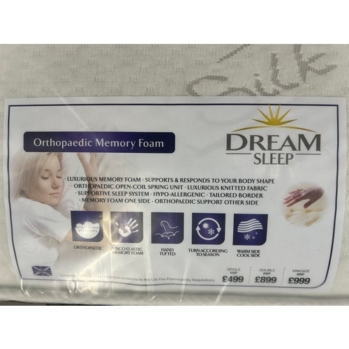 3172 - A king size orthopedic mattress - memory foam