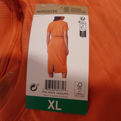 6271 - Large quantity of Mondetta dresses with elasticated waist Orange, black and beige, various sizes wit... 