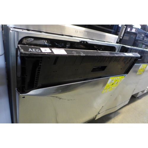 4108 - AEG Fully Integrated Dishwasher (Transit damage) ,original RRP £382.5 + Vat  *This lot is subject to... 