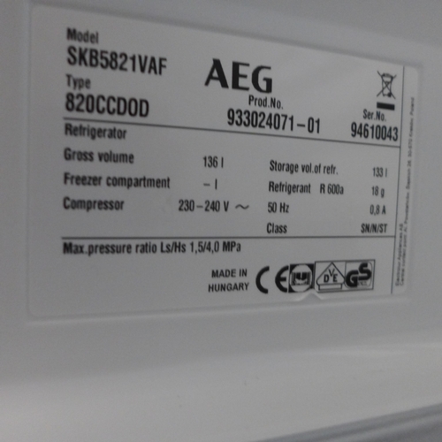 4111 - AEG Built Under Fridge (Door requires attention), original RRP £333.33 + Vat *This lot is subject to... 