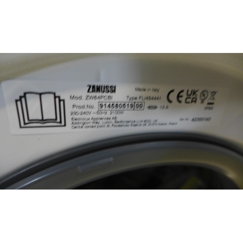 4113 - Zanussi Integrated Flextime Washing Machine 8kg ,original RRP £540.83 + Vat *This lot is subject to ... 