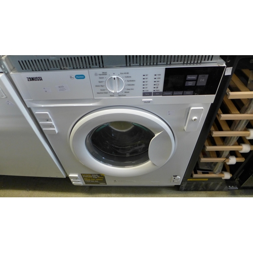 4113 - Zanussi Integrated Flextime Washing Machine 8kg ,original RRP £540.83 + Vat *This lot is subject to ... 