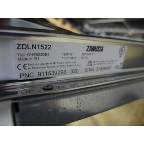 4118 - Zanussi Fully Integrated Sliding Hinge Dishwasher ,original RRP £357.5 + Vat  *This lot is subject t... 