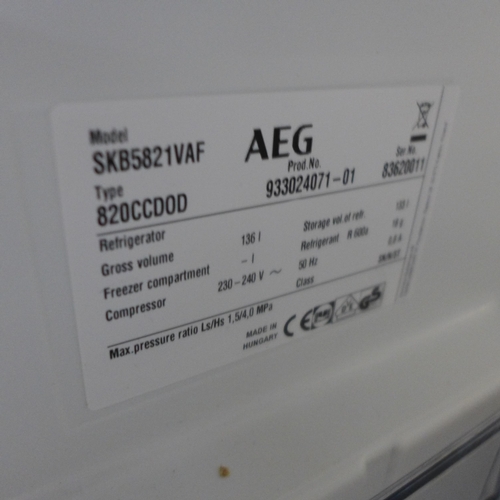 4120 - AEG Built Under Fridge ,original RRP £333.33 + *This lot is subject to Vat