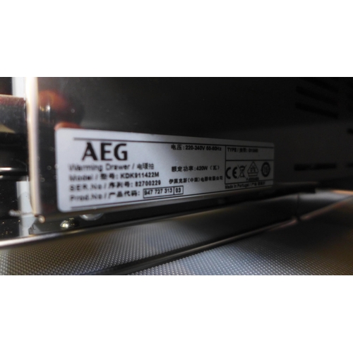 4126 - AEG Warmer Drawer  *This lot is subject to Vat