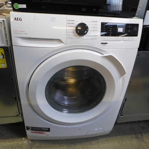 4127 - AEG Freestanding Washing Machine 10kg 5000 series with auto sense ,original RRP £374.99 + Vat  *This... 