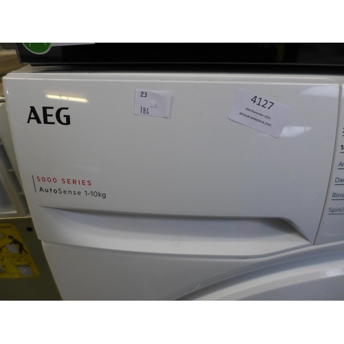 4127 - AEG Freestanding Washing Machine 10kg 5000 series with auto sense ,original RRP £374.99 + Vat  *This... 