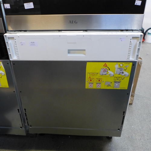 4129 - Zanussi Fully Integrated Dishwasher ,original RRP £499.17 + Vat  *This lot is subject to Vat