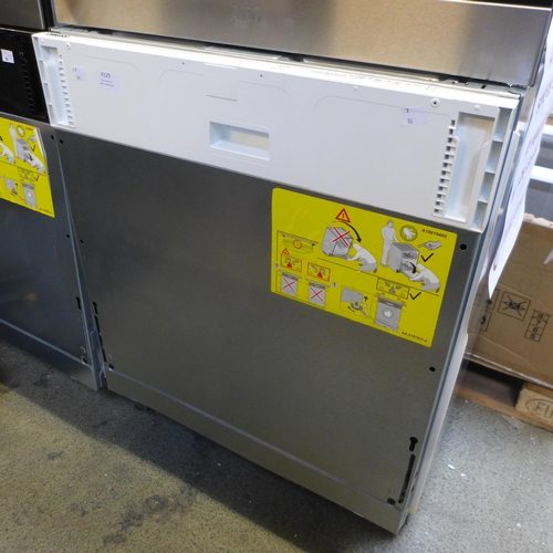 4129 - Zanussi Fully Integrated Dishwasher ,original RRP £499.17 + Vat  *This lot is subject to Vat