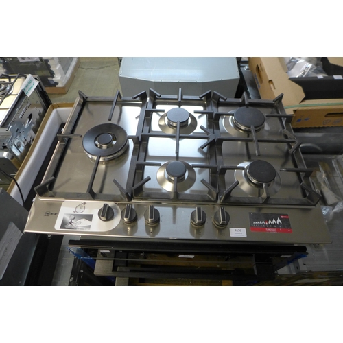 4156 - Neff Gas 5 Burner Hob - Stainless Steel ,original RRP £485 + Vat *This lot is subject to Vat