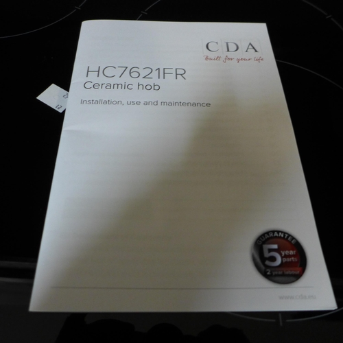 4169 - CDA 5 Zone Ceramic Hob, original RRP £300 + Vat *This lot is subject to Vat