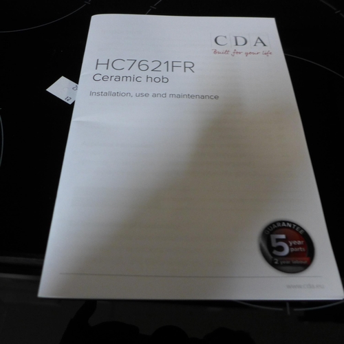 4169 - CDA 5 Zone Ceramic Hob, original RRP £300 + Vat *This lot is subject to Vat