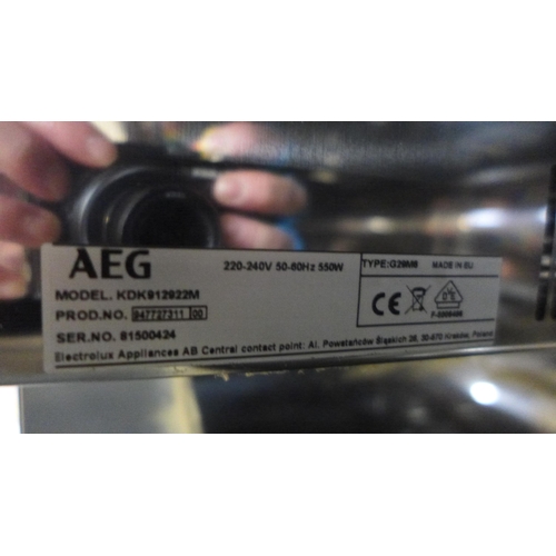 4173 - AEG Stainless Steel Warming Drawer, original RRP £474.17 + Vat  *This lot is subject to Vat