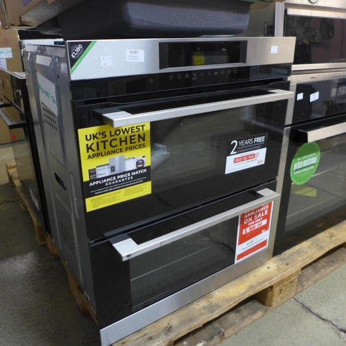 4180 - AEG Built Under Double Oven ,original RRP £832.5 + Vat *This lot is subject to Vat