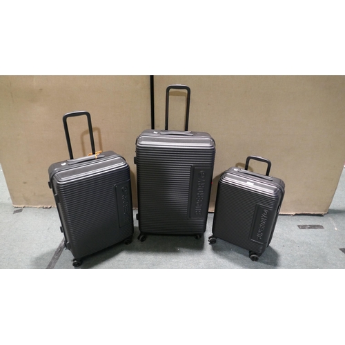 6009 - Superdry 3 piece Luggage set (Large has wheel damage) Original RRP £149.99 + Vat  (345-665) *This lo... 