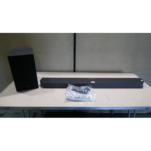 6012 - Samsung Soundbar and sub woofer with remote and power leads - Model Q700 (No box) Original RRP £439.... 