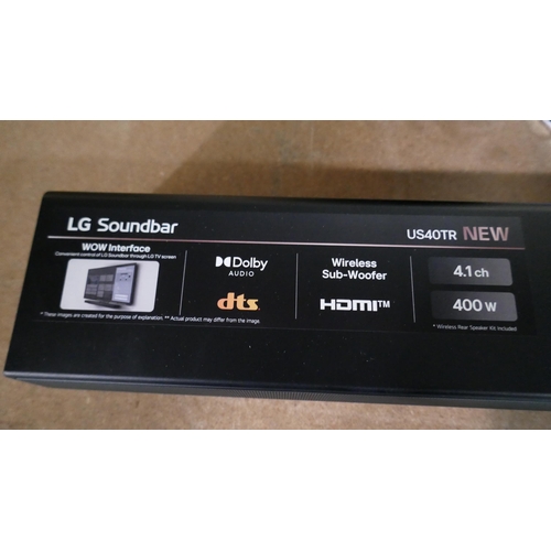 6014 - LG Soundbar and sub woofer with box, power leads and remote, Original RRP £239.99 + Vat  (345-532) *... 