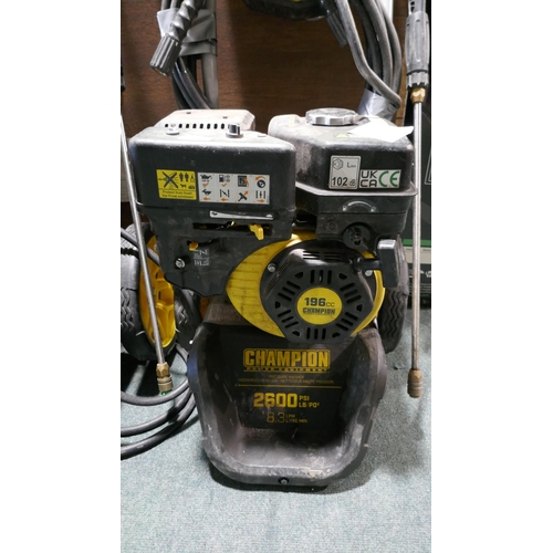 6022 - Champion 2600PSI Petrol Pressure Washer, Original RRP £299.99 + Vat  (345-339) *This lot is subject ... 