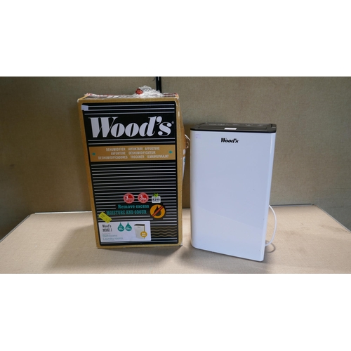 6025 - Woods Mdk11 10L White Dehumidifier with box, Original RRP £124.99 + Vat  (345-172) *This lot is subj... 