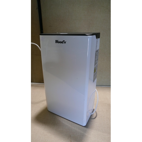 6025 - Woods Mdk11 10L White Dehumidifier with box, Original RRP £124.99 + Vat  (345-172) *This lot is subj... 