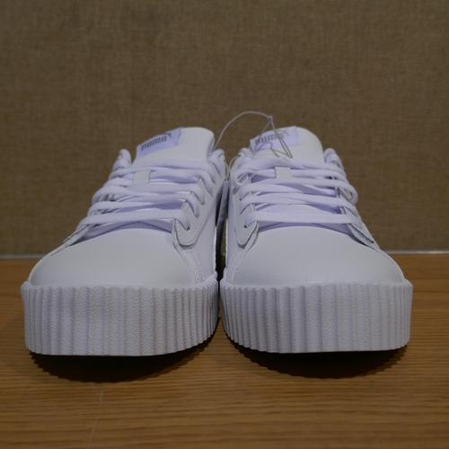 6141 - A pair of Puma C Crew Snake White trainers with box, Size UK6.5 (345-704) *This lot is subject to Va... 