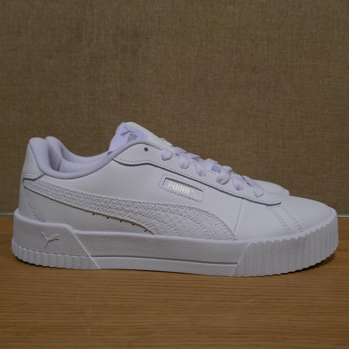 6142 - A pair of Puma C Crew Snake White trainers with box, Size UK6.5 (345-705) *This lot is subject to Va... 