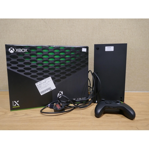 6159 - Xbox Series X 1Tb Black Gaming Console with box remote and power lead, Original RRP £379.99 + Vat  (... 